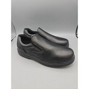 DS Work "MANAGER" Slip Res.Non Marking BlK Synthetic Leather Men 9.5  M